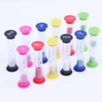 Quality Home Decoration Plastic Hourglass DIY Hourglass Timer For Game for sale