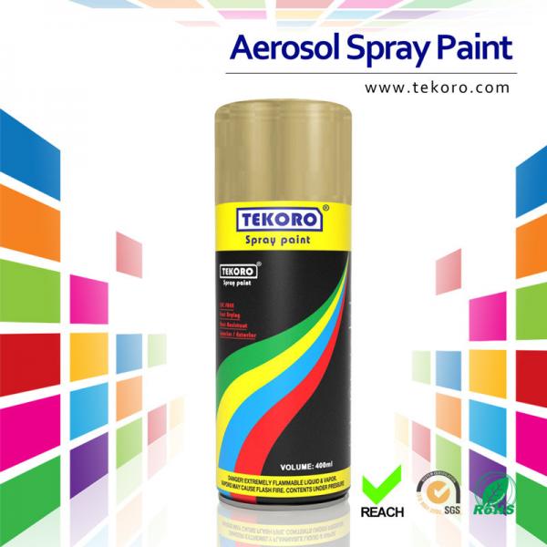 Quality Quick Drying Metallic Spray Paint For Metal Decoration Various Colors Optional for sale