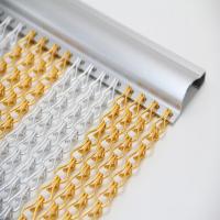 China 1.6mm Aluminum Chain Curtains , Chain Door Fly Screen factory