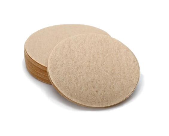 Quality 50gsm Round Flat Coffee Filters Virgin Wood Pulp for sale