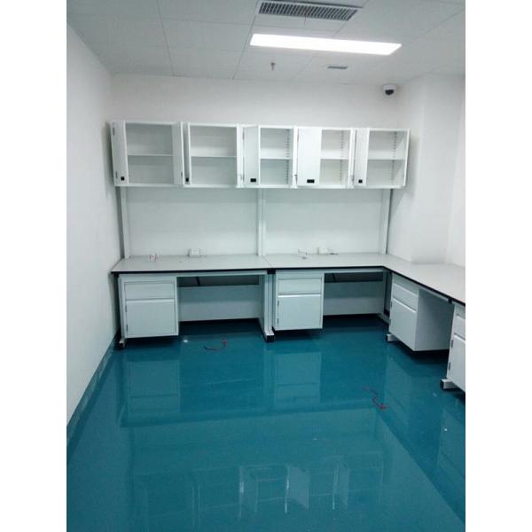 Quality College Steel Chemistry Lab Furniture / Laboratory Workbench With Reagent for sale