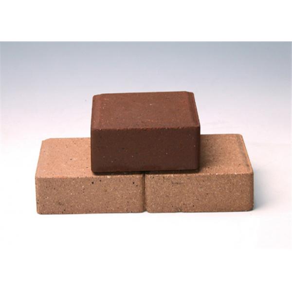 Quality Square Smooth Clay Paving Brick for Landscape Flooring Alkali Resistance for sale
