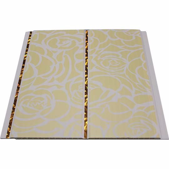 Quality High Glossy PVC Wall Ceiling Panel 250mm Width Board Transfer Printing for sale