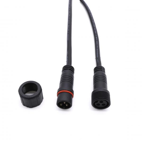 Quality Male Female Screw Type Cable Connector , IP67 2 Pin Waterproof LED Connector for sale