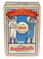 China Baby Ruth Packaging Food Grade Tin Container , Nestle Metal Tin Container factory