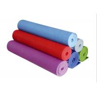 China Anti Slip Home Yoga Mat / Fitness Exercise Mat Thickness Optional For Ladies Exercise factory