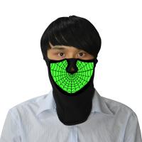 China Wholesale  EL Mask Festival Cosplay Costume LED Mask 2019 newest arrival Flashing  Party Mask hot selling  led mask factory