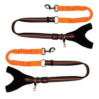 China Fashion Custom Bungee Elastic Extended Retractable Nylon Braided Rope Dog Leash for sale