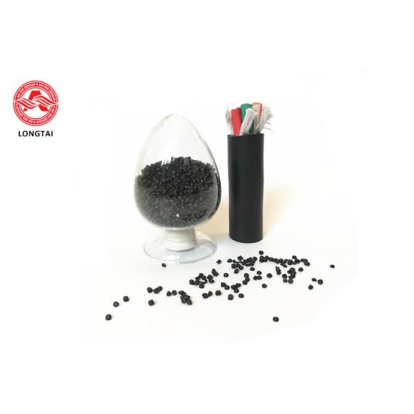 Quality UL Standard PVC Cable Compound  Wearproof 90deg Black Color For Sheathing  Cable for sale