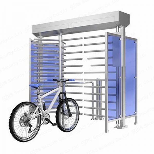 Quality 3 Arm 90 Degree Full Height Turnstile NFC Barcode System Rotating Gate For Building for sale