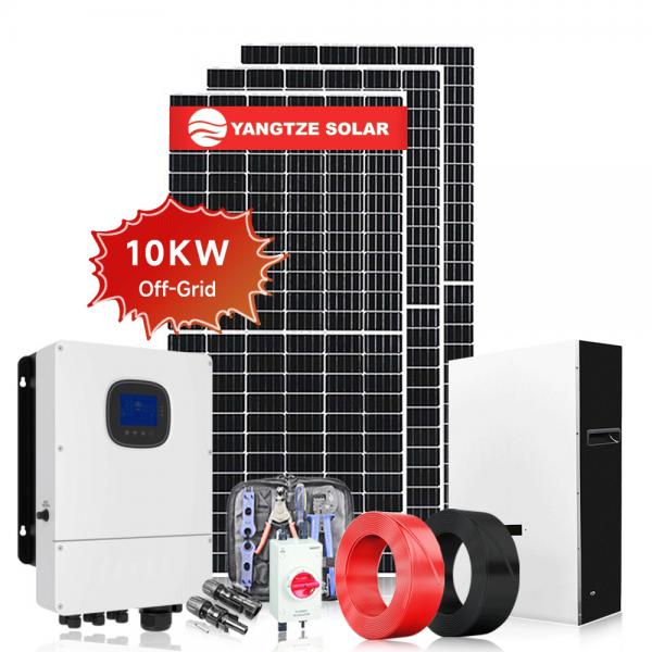 Quality MPPT 10KW Off Grid Solar System Kit Customzied for sale