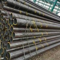 China Round Erw Welded Mild Carbon Steel Pipe Grade B A36 Schedule 80  40 10 for sale
