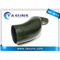 Quality Smooth Airflow CF epoxy resin Carbon Fiber Whale Intake Round Shaped Tubes for sale
