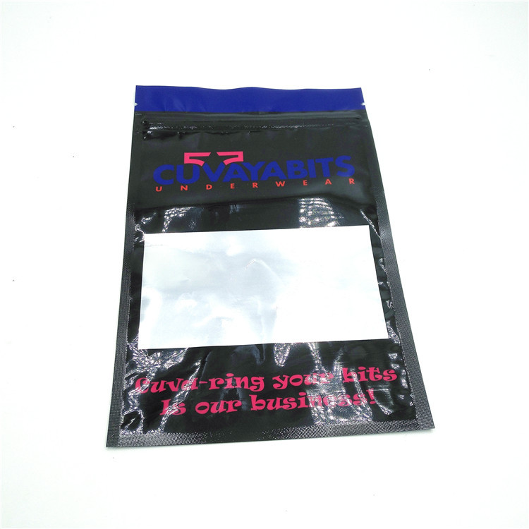China 240mic Transparent Rotogravure Printing Opp Bags CMYK VMPET Clear Ziplock Bag factory