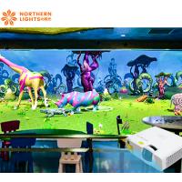Quality Indoor Interactive Wall Projection Magic Painting Game For Amusement Park for sale