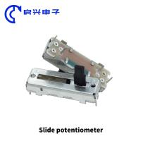 China Taidacent 75mm Mixer Fader Potentiometer B10K Shaft Length 15MM Straight Sliding Dual Channel Potentiometer for sale