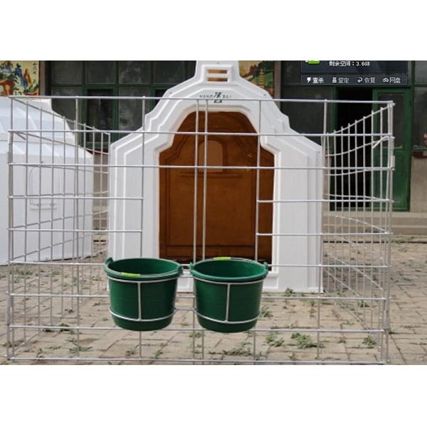 Quality Well Ventilated Calf Feeding Equipment With Wide Fence , Draught Free Calf Shelters for sale