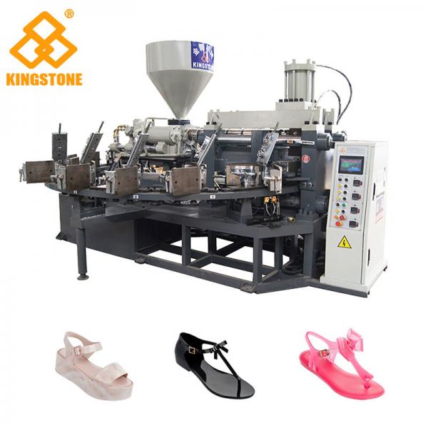 Quality Automatic Rotary One Color Sandal Making Machine For Plastic Jelly Shoes for sale