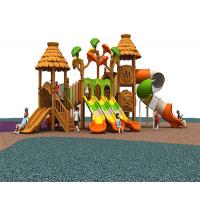 Quality Residential Kids Plastic Playground Equipment Antistatic Antiskid Crackproof for sale