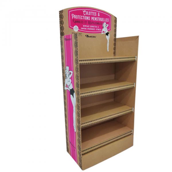 Quality Biodegradable Cardboard Counter Display Corrugated Pop Up Store Display for sale