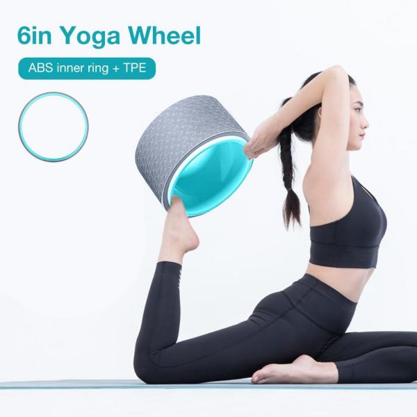 Quality TPE yoga pilates circle , Yoga Fitness Roller Wheel Back Training Tool for sale