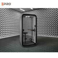 China Office Portable Telephone Apartment Mobile Soundproof Booth Steel Frame for sale