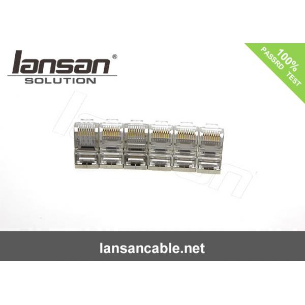 Quality Supporting T568A and T568B Sheild Cat5e FTP RJ45 Modular Plug for sale