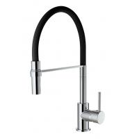 china Silicone Spout Chrome Kitchen Mixer Faucet Deck Mount With 35mm Cartridge