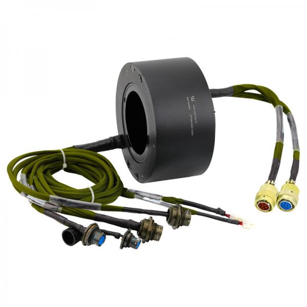 Quality Compact Size Rotary Slip Ring LPT096 500rpm With 96mm Through Bore for sale