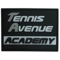 China custom Embroidered Iron On badge Patches Tennis Avenue Academy factory