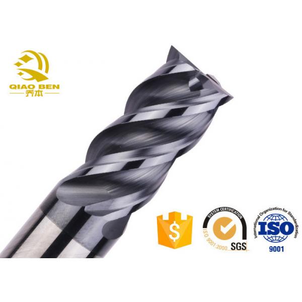 Quality Carbide Tip CNC End Mill Cutter Grinding Groove High Thermal Stability for sale