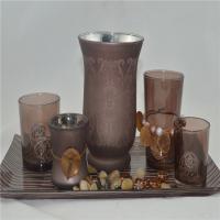 China copper color wholesale candles holder set factory