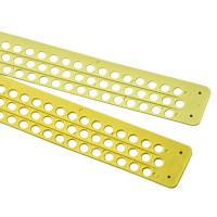 China Yellow Color Three Row Plastic Bee Pollen Trap For Beekeeping Equipment factory