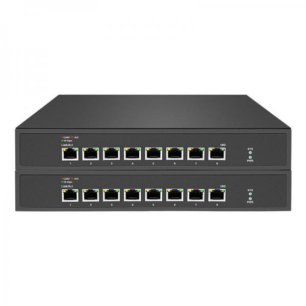 Quality Rack Mount 8 10G RJ45 Unmanaged Ethernet Switch With 1 Fans And 1 Year Warranty for sale