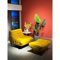 China Velvet Leisure Sofa Chair Fabric Living Room Chaise Longue Customized factory