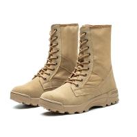 China Army Strong Desert Boots Fire Safety Boots High Top Boots Sandy factory