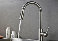 China ROVATE Nickel Brushed Kitchen Basin Faucet 1.0MPA Water Pressure CE Compliant factory