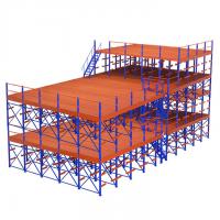 China Longspan Mezzanine Storage Rack System Heavy Duty Warehouse Rack Steel factory