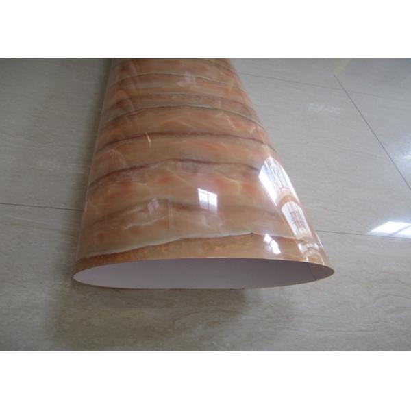 Quality Heating Resistant High Gloss PVC Film For Doors Marble Effect for sale