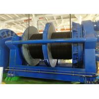 China 1000t Large Power Electric Marine Winch With Lebus Grooved Drum factory