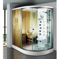 China Enclosure Steam Shower Cubicle Glass Shower Cabin Adjustable Temperature factory