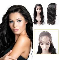 China Body Wave Full Lace Human Hair Wigs , Virgin Brazilian Remy Human Hair Full Lace Wig factory