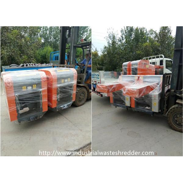 Quality Label Paper Bopp Plastic Waste Shredder 10mm Customized Capacity Discharge Size for sale