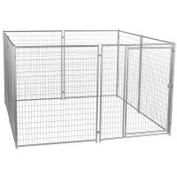 China Pet Heavy Duty Outdoor Dog Kennel For Large Dogs With Gate And Roof for sale