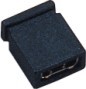 Quality 2.54mm Close Type Mini Jumper Single Row Pin Header PBT Black H=6.5 UL for sale