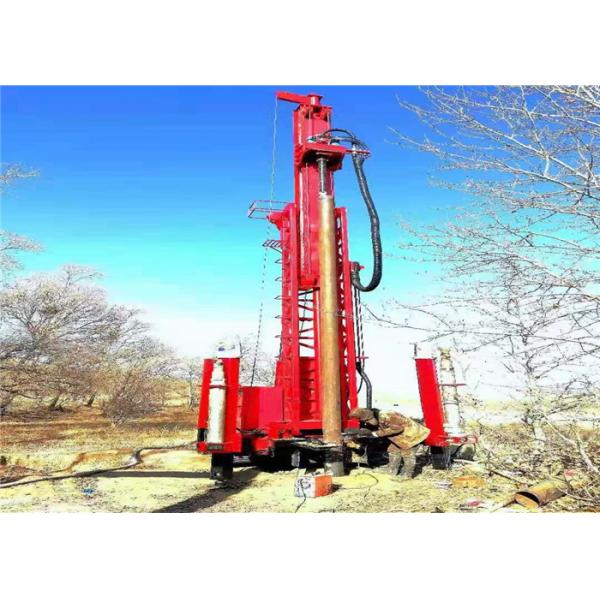Quality Quarry 30kw 300M Pneumatic Borewell Machine for sale