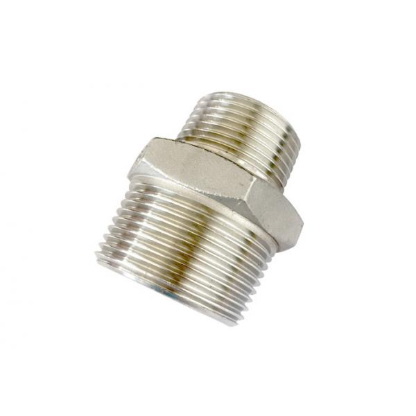 Quality Npt, bsp, bspt threaded 2 Mpa pressure 304 stainless steel  reducing hexagon nipple for sale