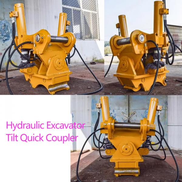 Quality Manual Excavator Quick Coupler , Cat Tilt Coupler High Strength Steel Q345B for sale