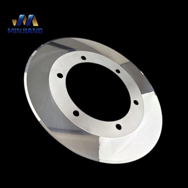 Quality Lithium Electrode Battery Industry Tungsten Carbide Rotary Slitter Blades Grinding for sale
