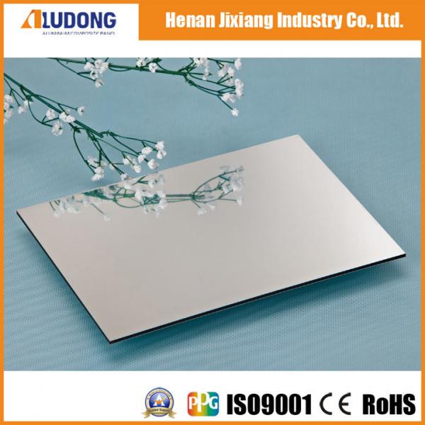 Quality External Wall Antibacterial Silver Brushed 1250mm*3050mm 3mm ACM Panel for sale